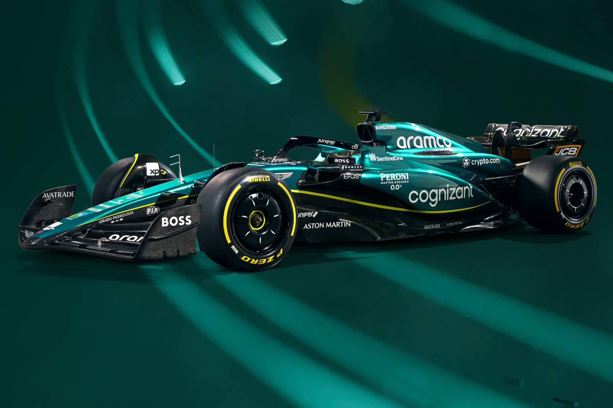 In beeld: Aston Martin presenteert nieuwe auto voor Formule 1-seizoen 2023