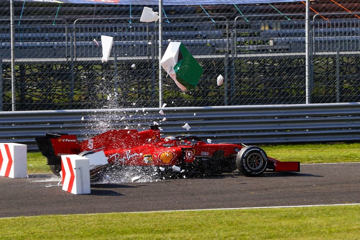 Vettel "lucky" after surprising Monza brake failure
