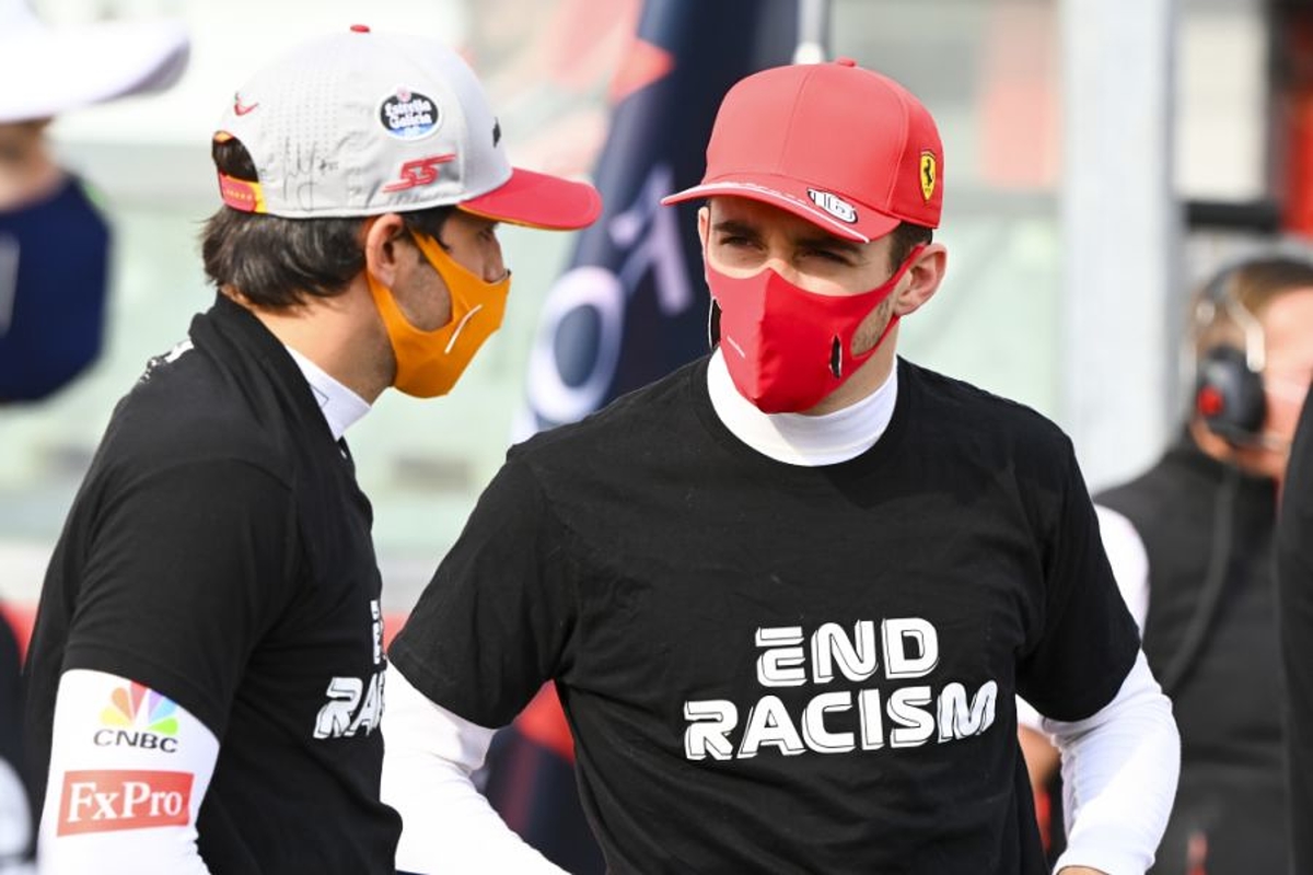 Sainz to use Leclerc as "great benchmark" in Ferrari debut season