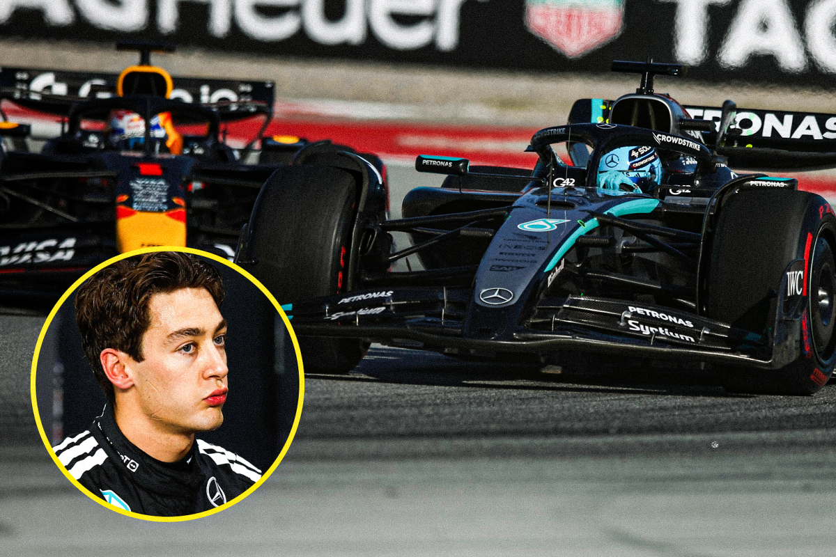 Russell, Verstappen, socials