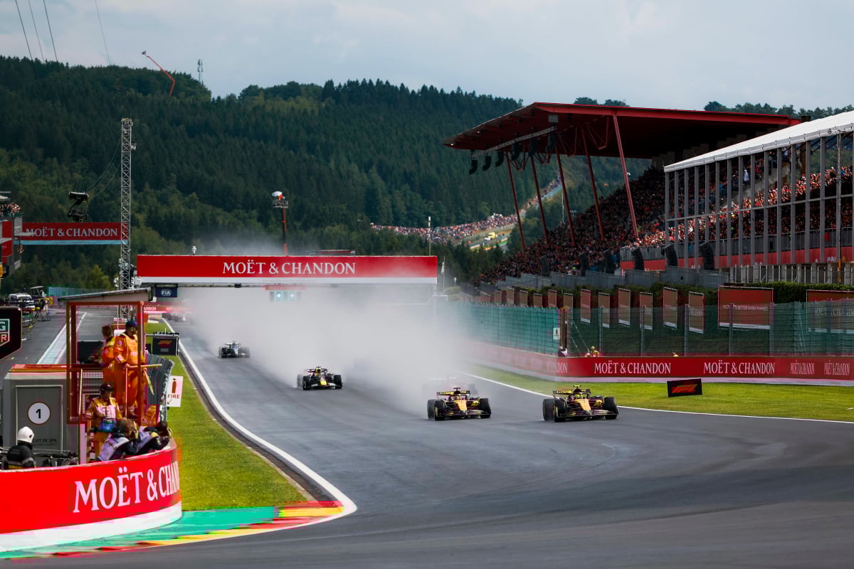 Start, Belgian GP, 2025, Norris, Piastri, generic