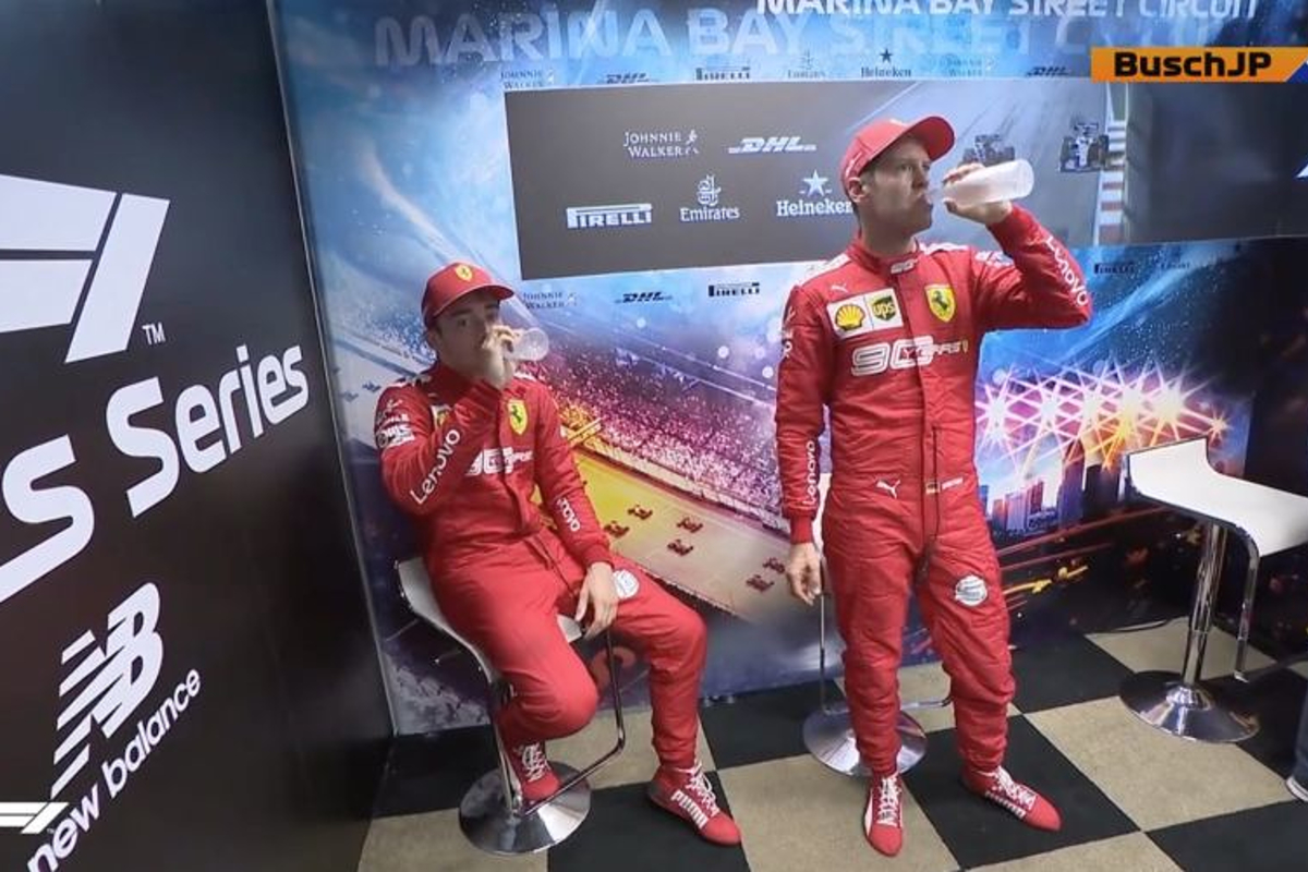 Leclerc: "Doel is Vettel verslaan, maar niet ten koste van het team"
