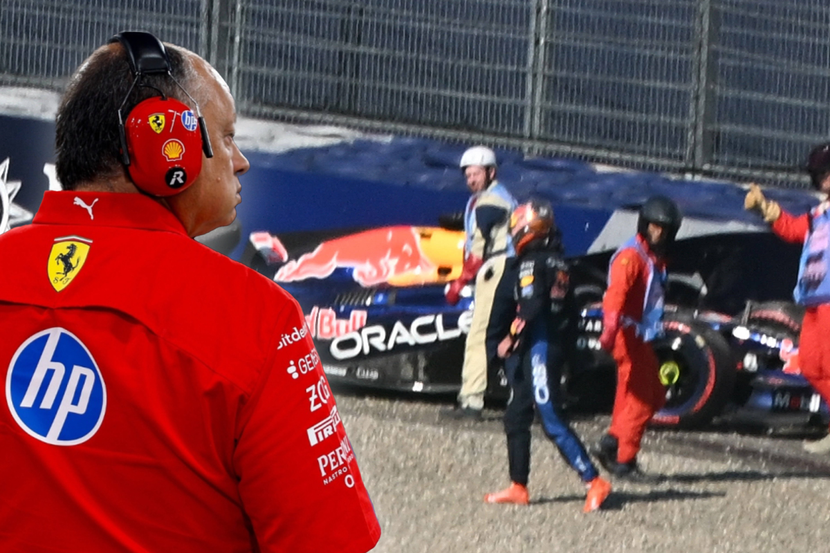 Vasseur, Verstappen, socials