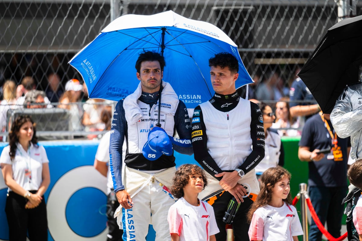 Carlos Sainz and Lando Norris