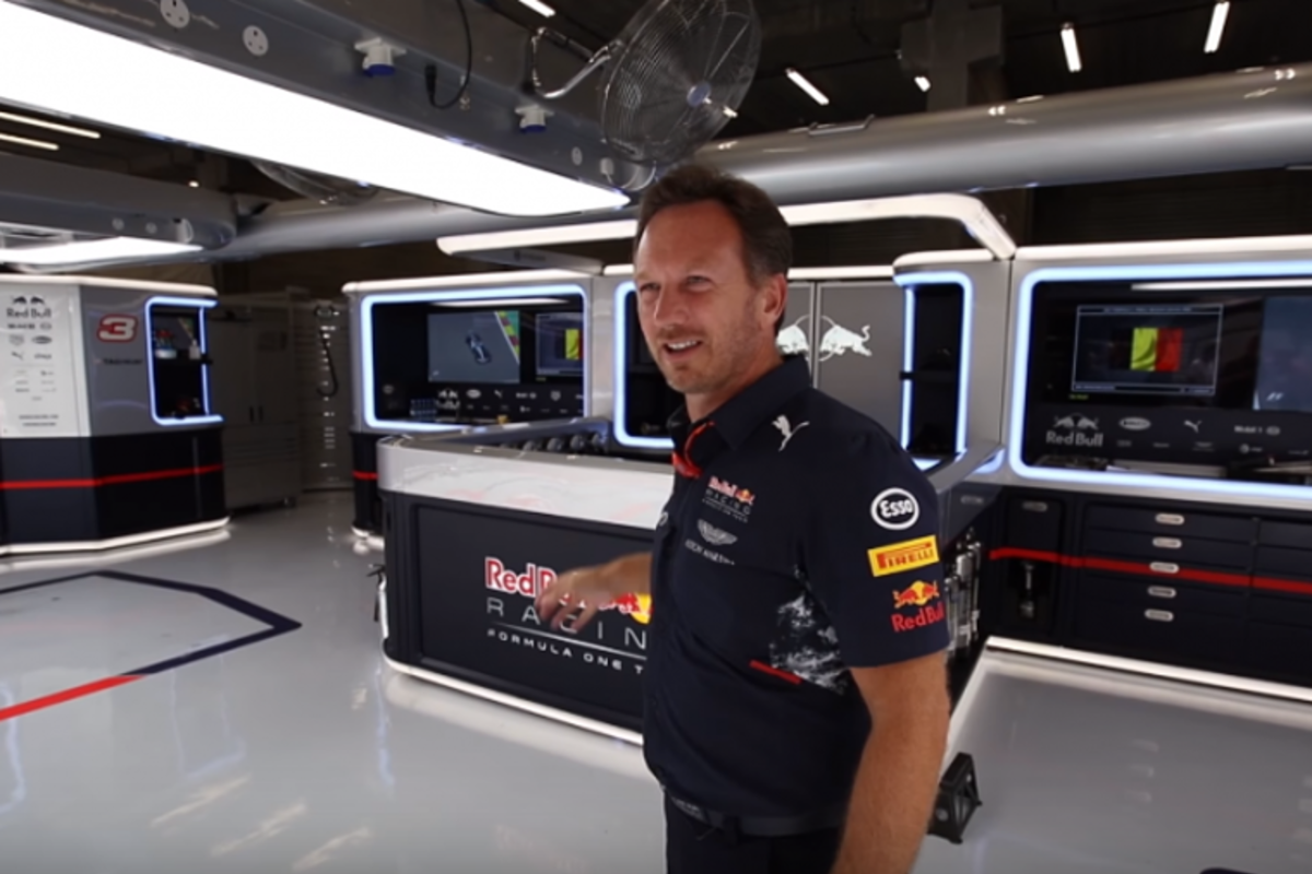 VIDEO: Dit gebeurt er in de Red Bull-garage tijdens een raceweekend