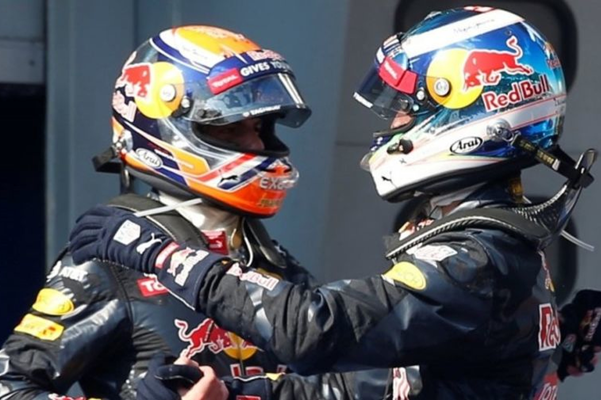 Ricciardo: "Verstappen en ik zijn gelijkwaardig aan Hamilton en Vettel"