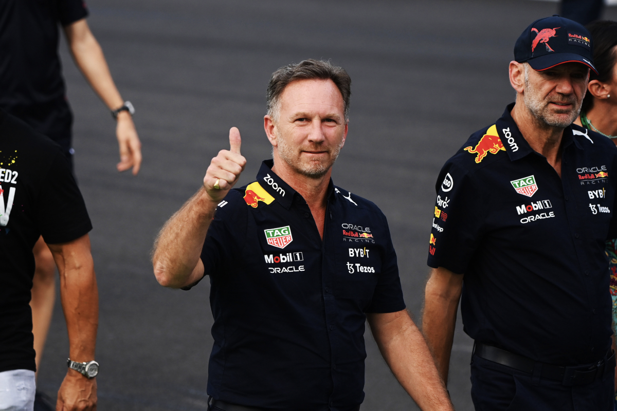 Horner tells fans 'WATCH THIS SPACE' after surprise visit