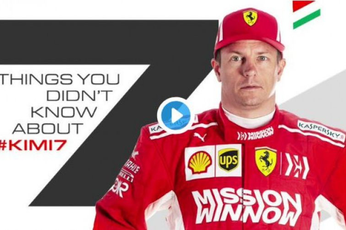 VIDEO: Raikkonen reveals seven things you didn't know about him