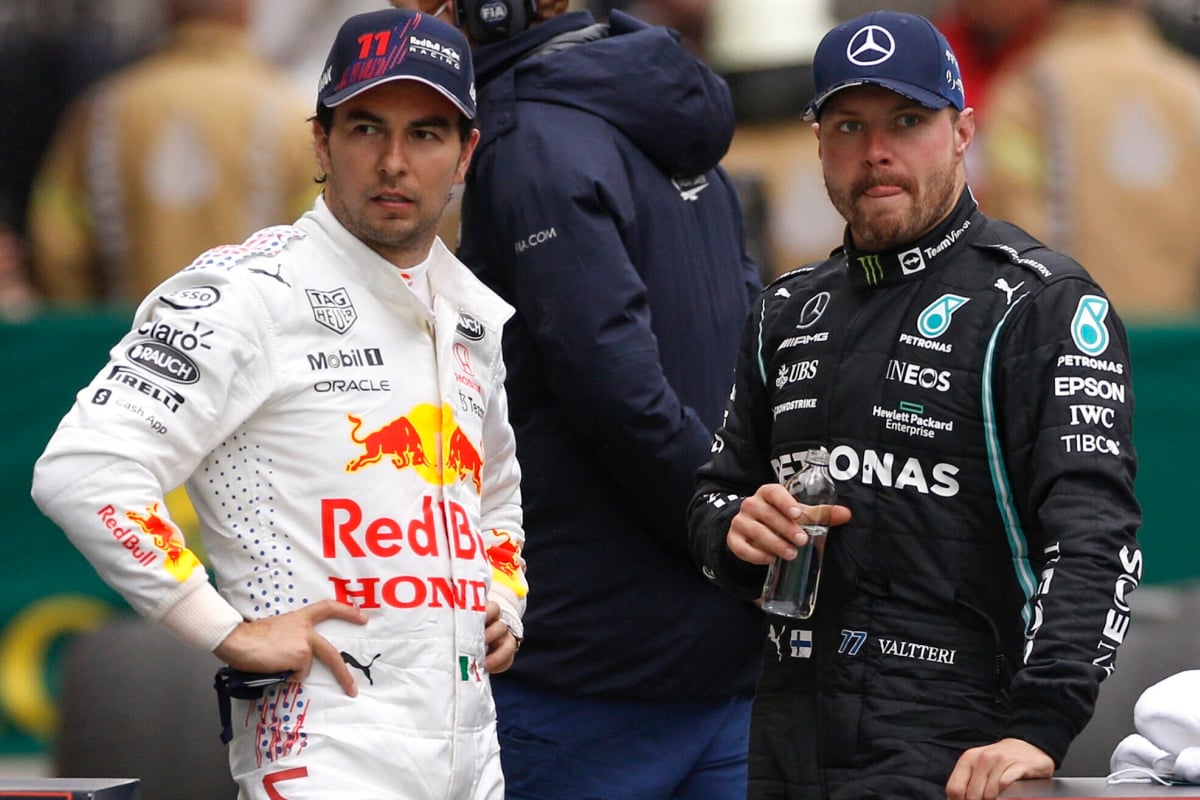 Perez and Bottas after 2021 Turkish GP