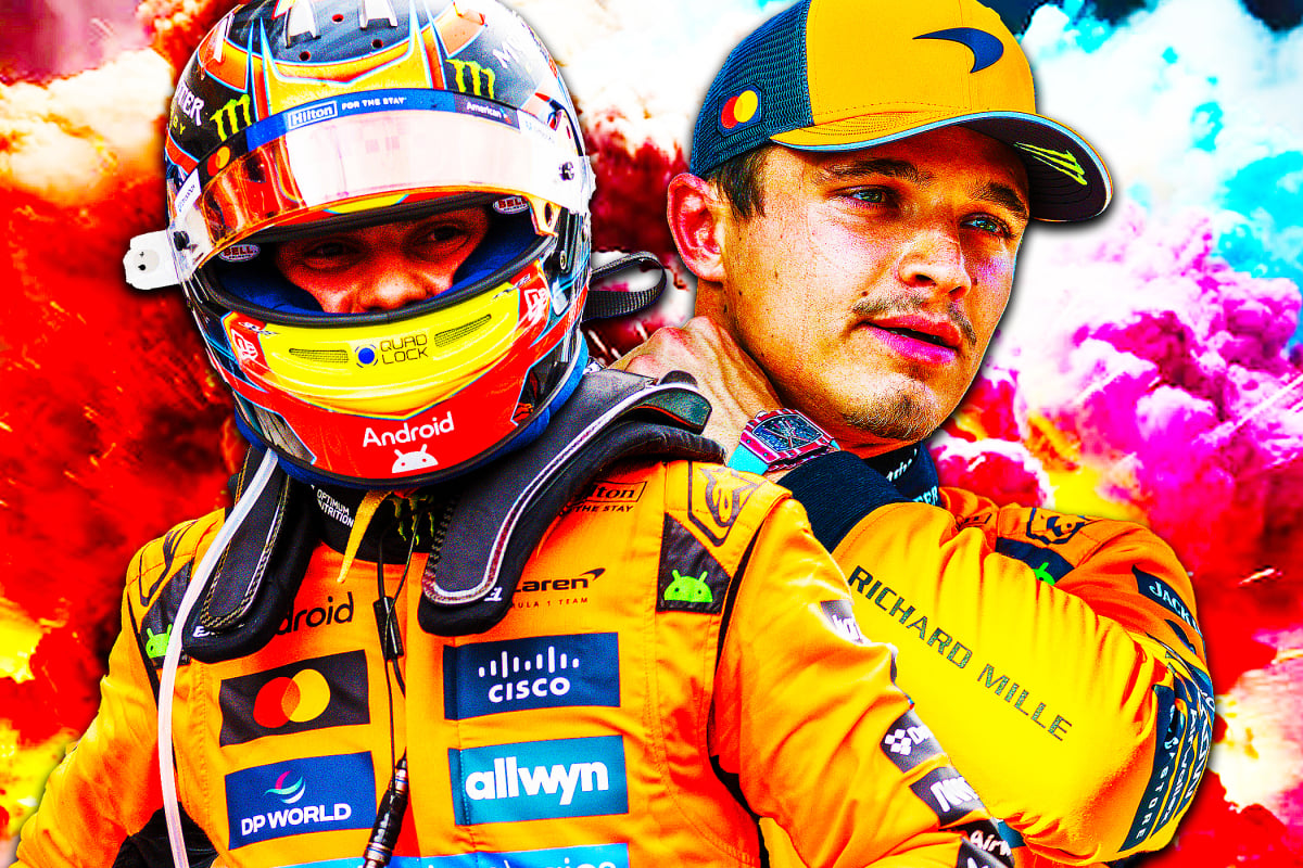 Lando Norris and Oscar Piastri