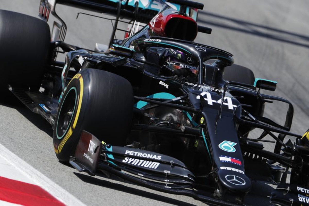 Hamilton: Overheating tyres "not happy in these conditions"