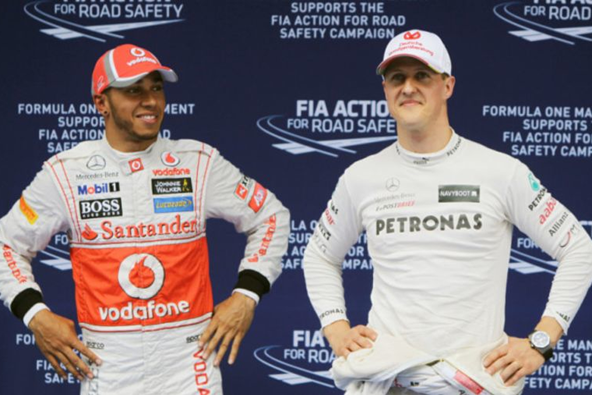Hamilton tributes Schumacher on 50th birthday