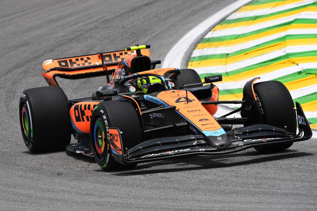 Norris puts McLaren on pole for Sao Paulo sprint