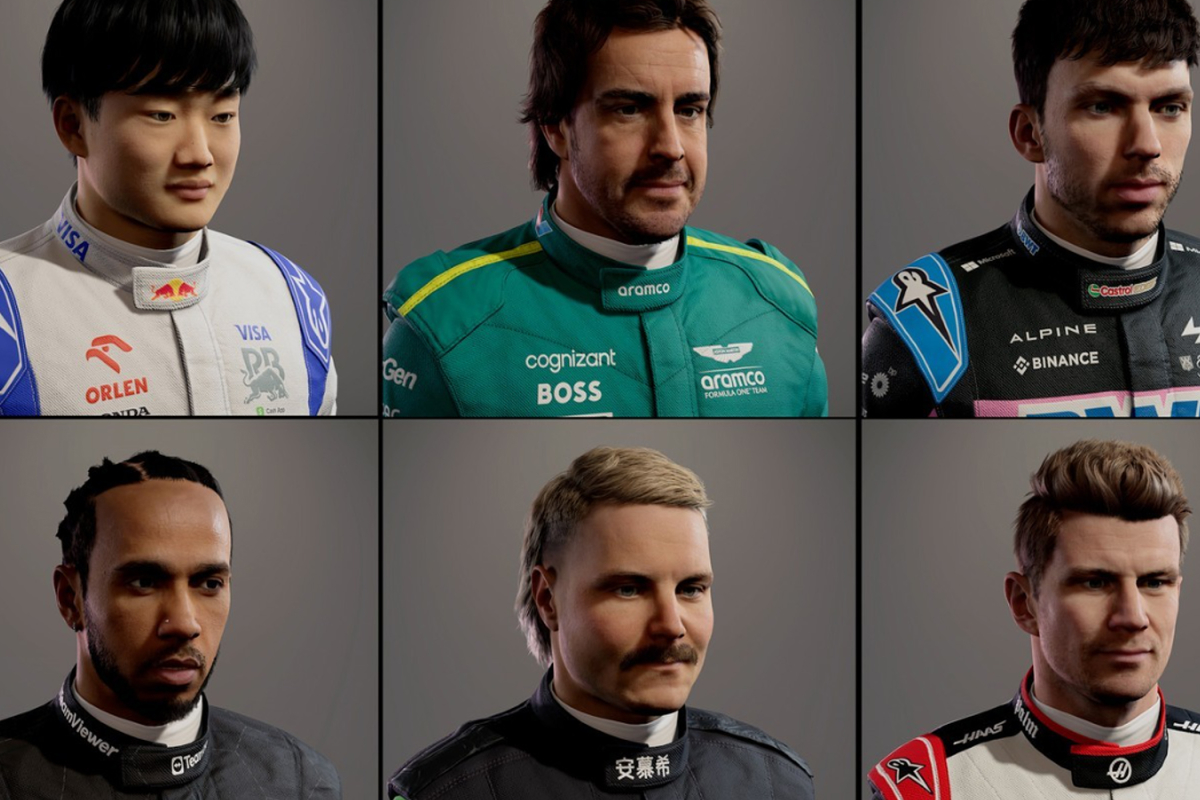 Zo zien de Formule 1-coureurs eruit in de nieuwe F1 24-game