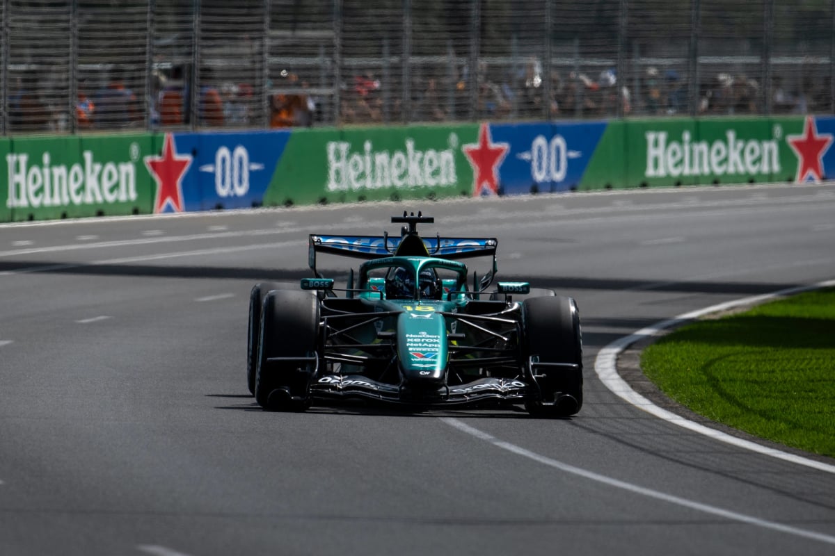 Stroll during FP1 in Melbourne
