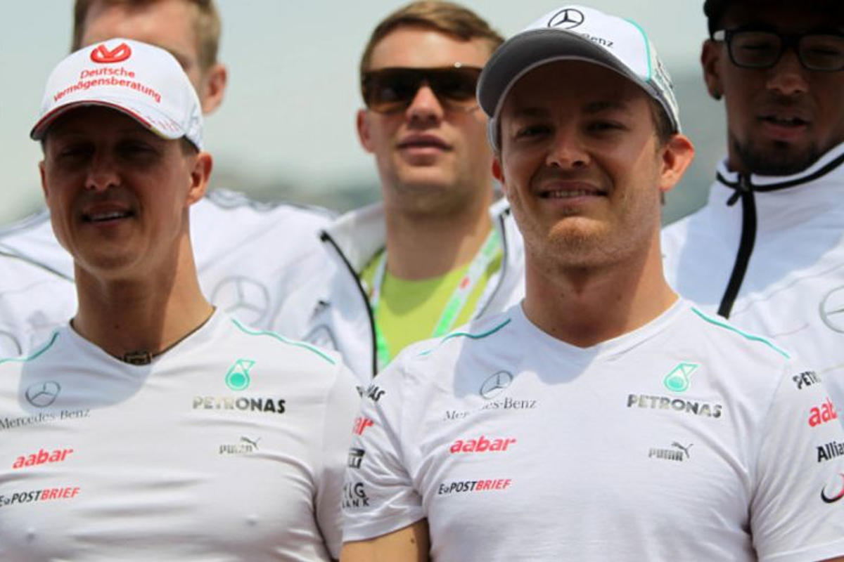 Schumacher's toilet 'mind games' revealed by Rosberg