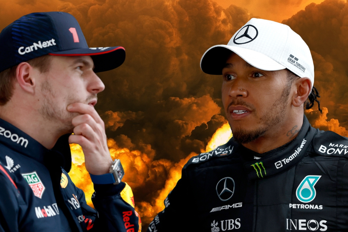 Hamilton spreekt over Verstappen-crash in 2021: "Het is wat motorsport soms inhoudt"