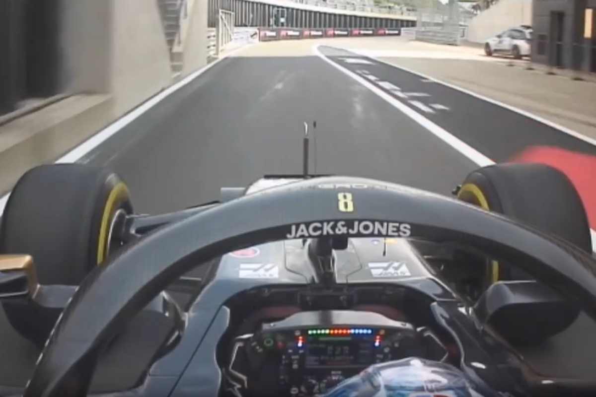 VIDEO: Grosjean crashes into Silverstone pit-lane wall