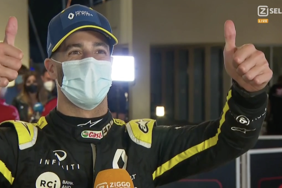 Ricciardo crashte bijna in jacht op snelste raceronde: "Pushte heel hard"