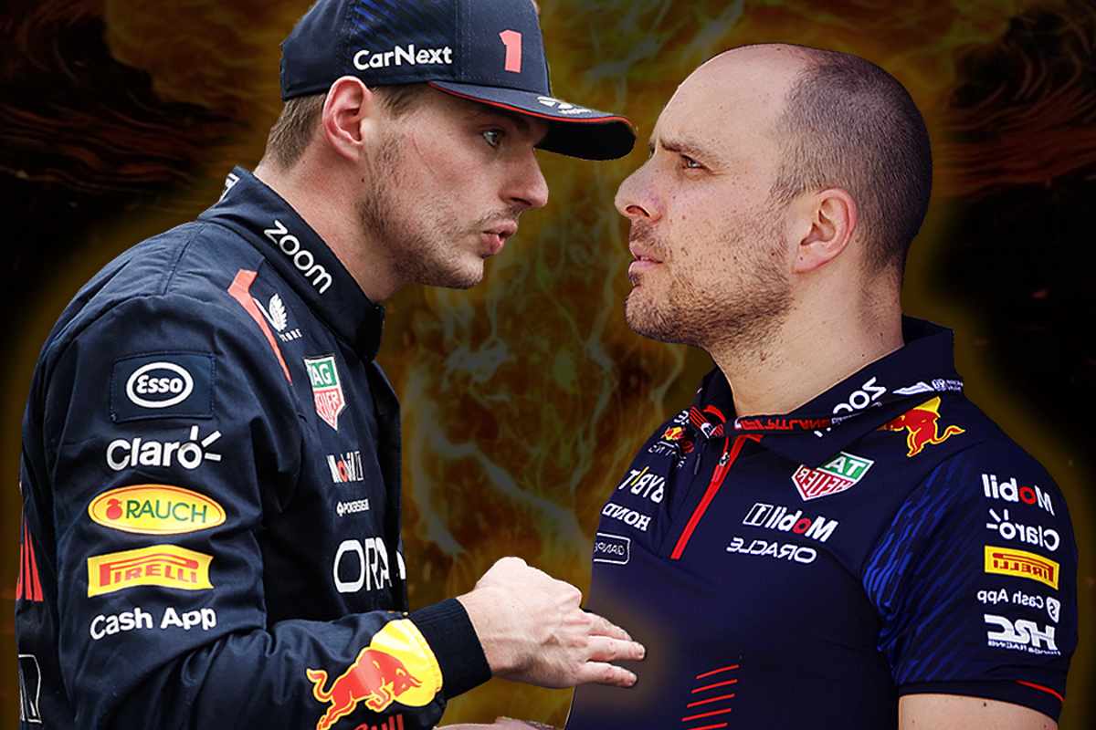Verstappen in verhitte discussie met engineer: "I don't give a f*ck, mate!"