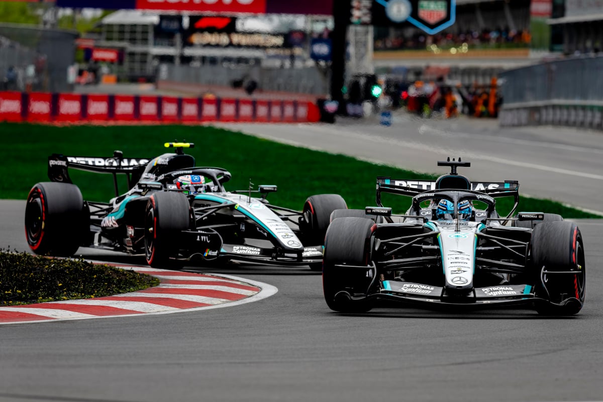 Russell ahead of Antonelli in Canada