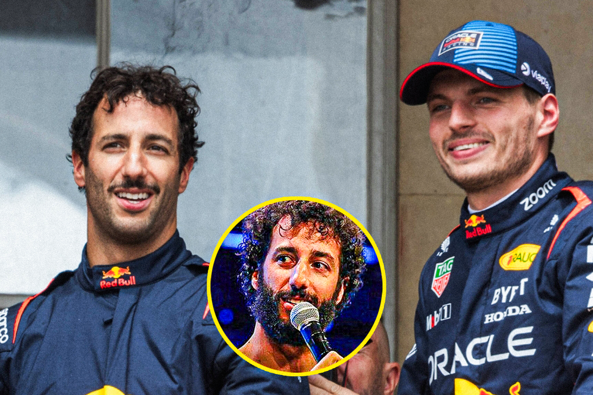 Verstappen, Ricciardo, socials