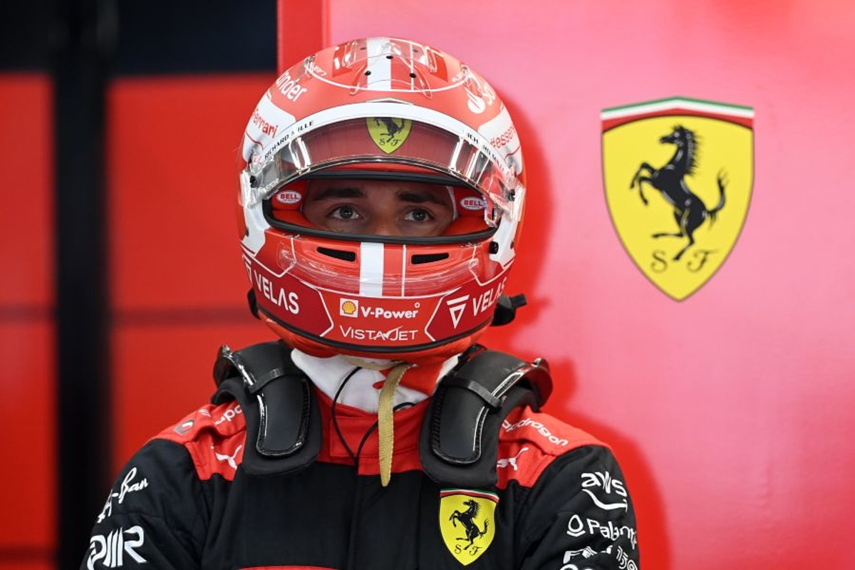 Leclerc sails around Marina Bay as rain causes havoc ahead of qualifying