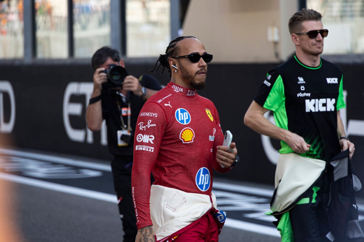 Hamilton and Hulkenberg