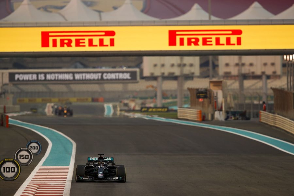 Hamilton pakt P3 in Abu Dhabi: "Was fysiek erg zwaar"