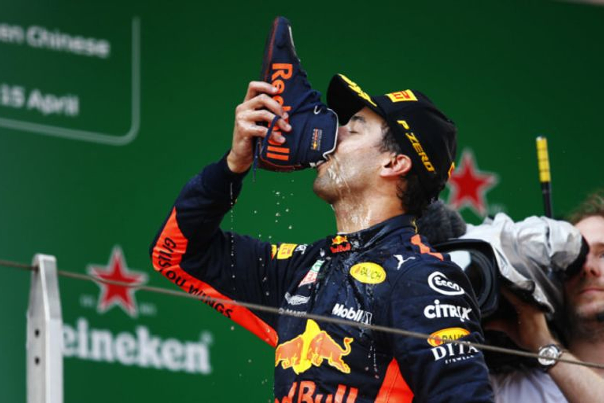 Ricciardo misses 'shoey' celebration