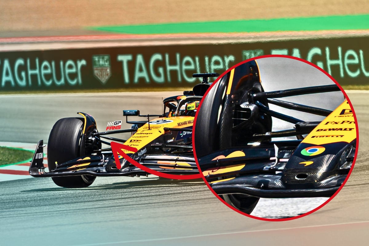 Suspension of McLaren