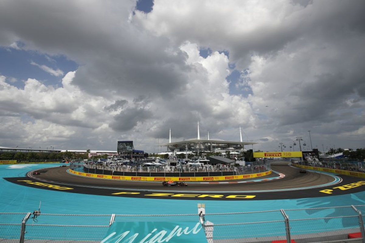 Regen veroorzaakt complete overstroming van circuit in Miami drie weken voor Grand Prix