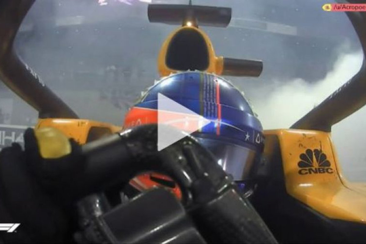 VIDEO: Hamilton, Vettel, Alonso see out 2018 with donuts!