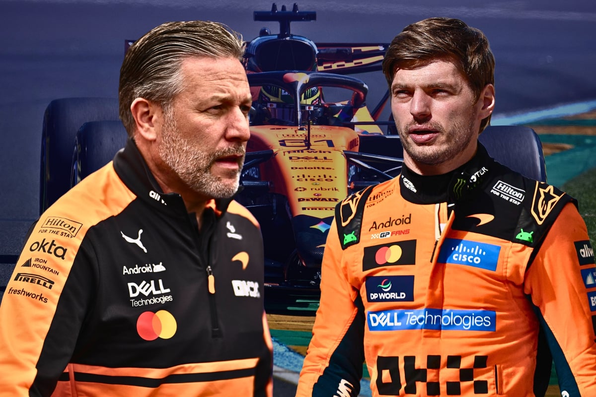 Brown and Verstappen at McLaren