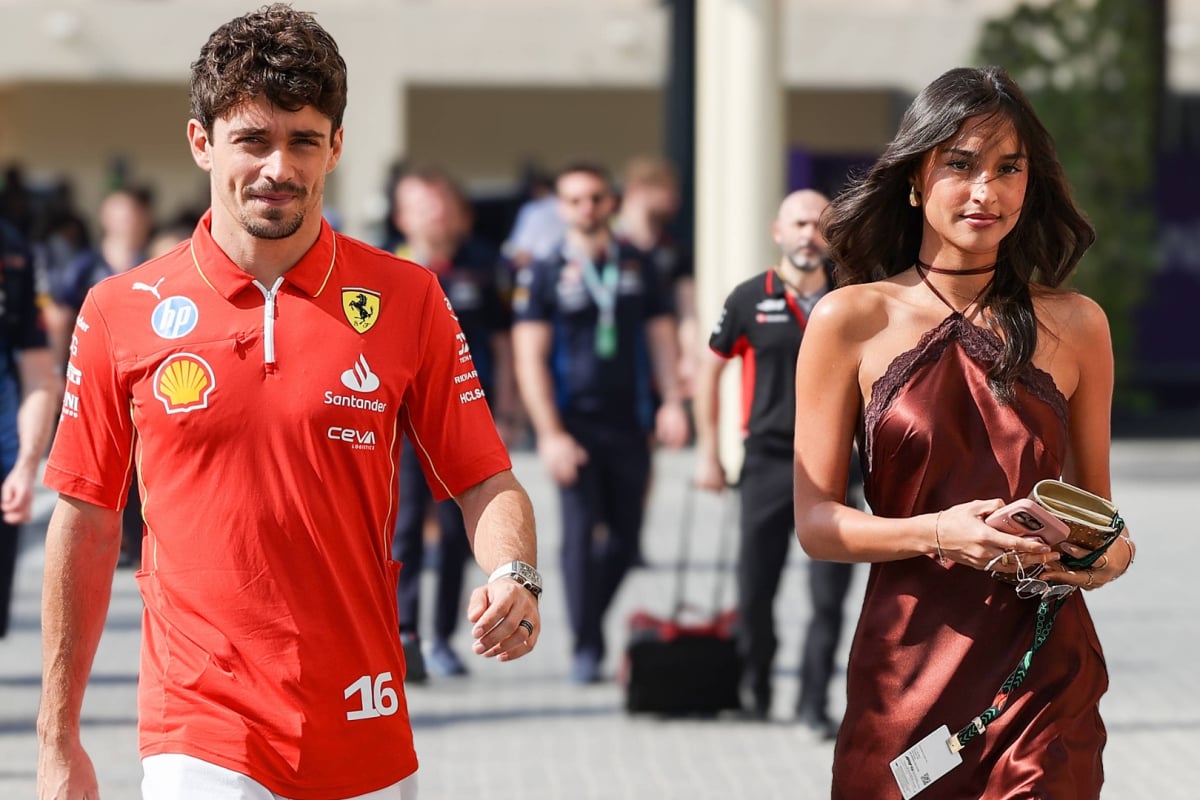 Charles Leclerc, Alexandra Saint Mleux, Ferrari, Abu Dhabi, 2024
