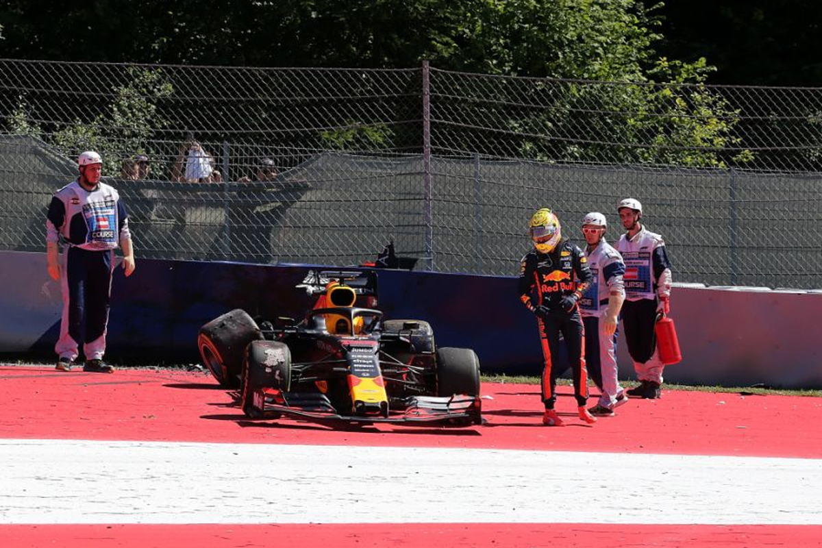 Verstappen confirms cause of Austria crash