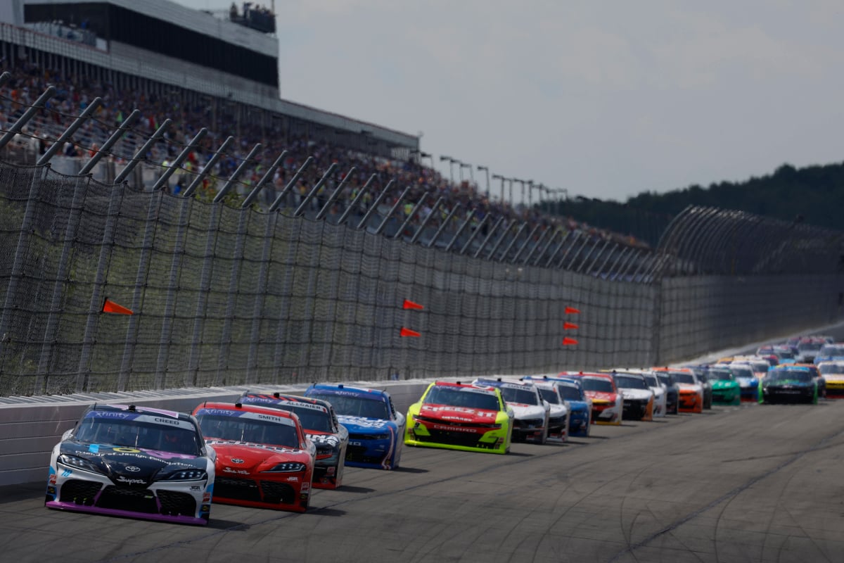 NASCAR OReilly Series racing at Pocono in 2024