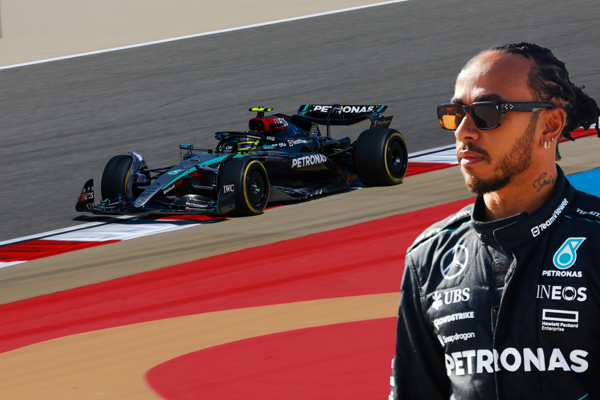 Hamilton drove Bahrain GP in MIDAIR following incident