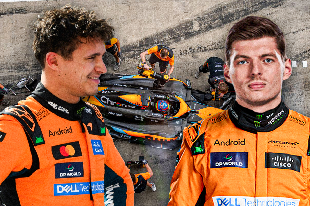 Verstappen, Norris, socials