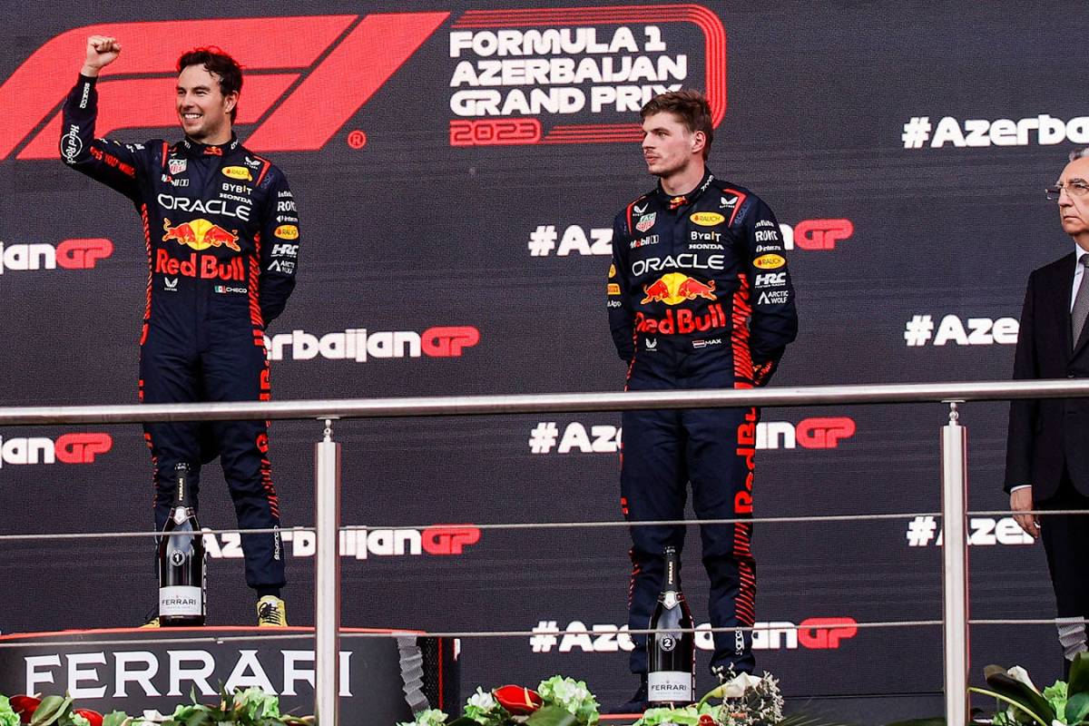 Max Verstappen: Checo Pérez está teniendo un gran año y eso es genial de ver