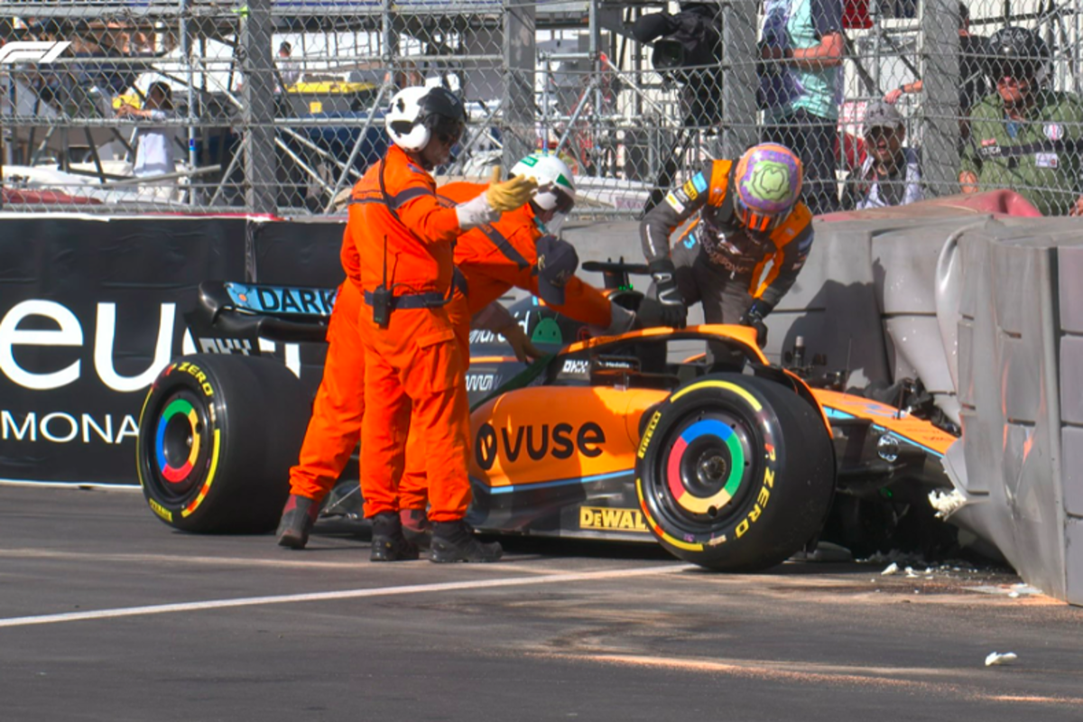 Ricciardo suffers more McLaren woe with big barrier hit