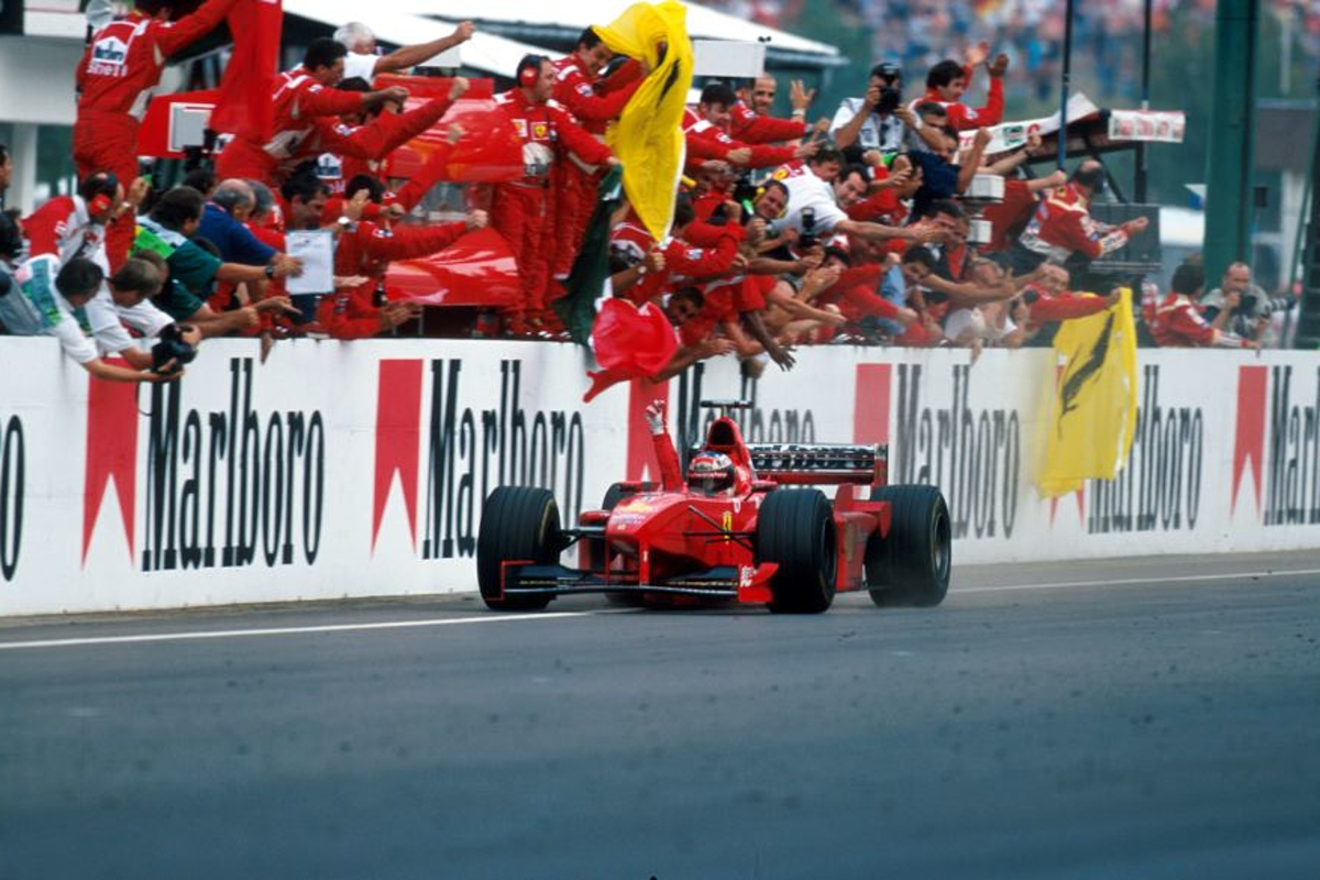 De F300 van Michael Schumacher is binnenkort te koop