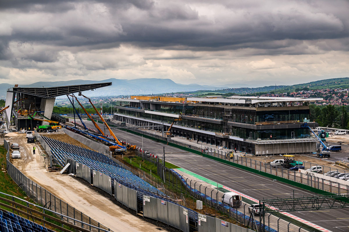 Hungaroring deelt update over verbouwing: Hoofdtribune bijna af | F1 Shorts