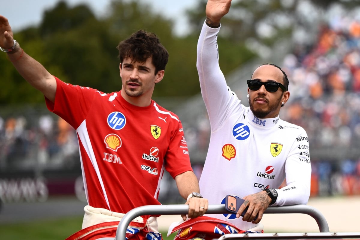 Charles Leclerc, Lewis Hamilton, Ferrari, Australia, 2026