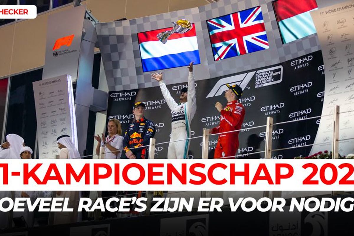Hoeveel races zijn er nodig voor een Formule 1-kampioenschap? | Factchecker