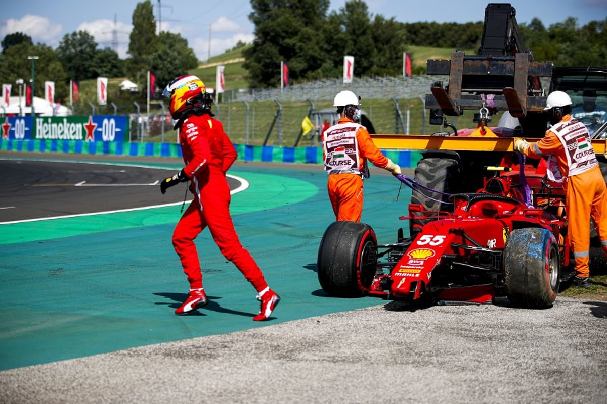 Sainz apologises to Ferrari for 'puzzling' Q2 crash