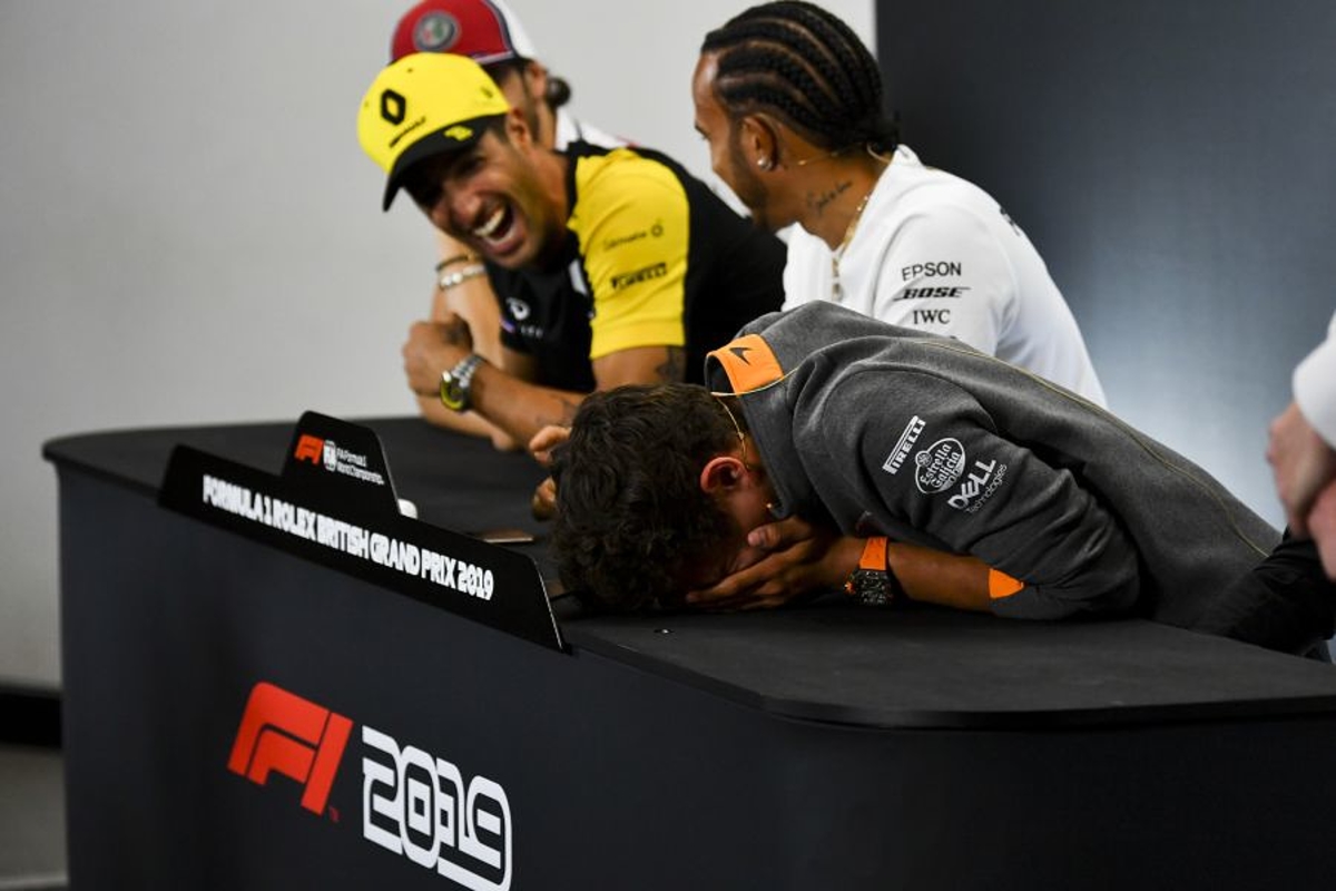 Flashback: When Ricciardo and Norris caused press conference chaos