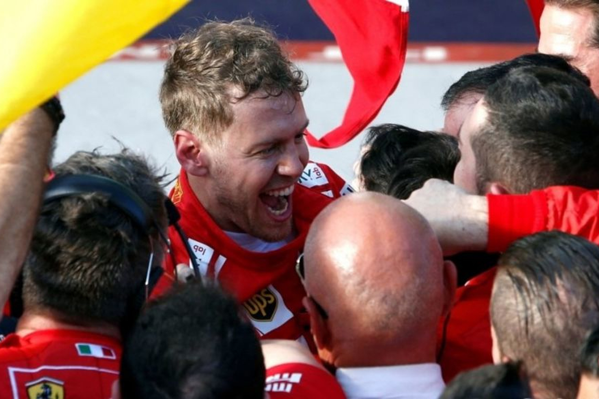 Sebastian Vettel na zijn overwinning: "Ik had gisteren al een goed gevoel"