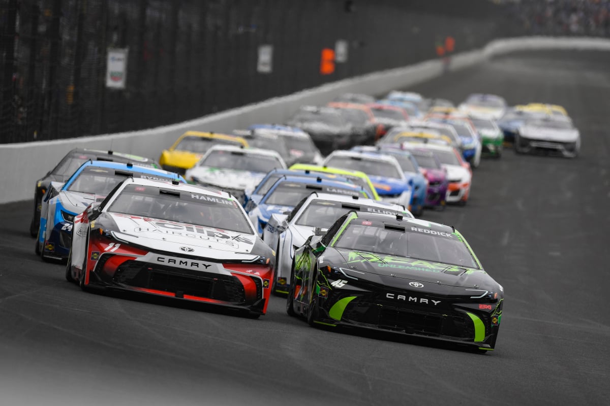 An image of the 2024 NASCAR Cup Series race at Indianapolis Motor Speedway
