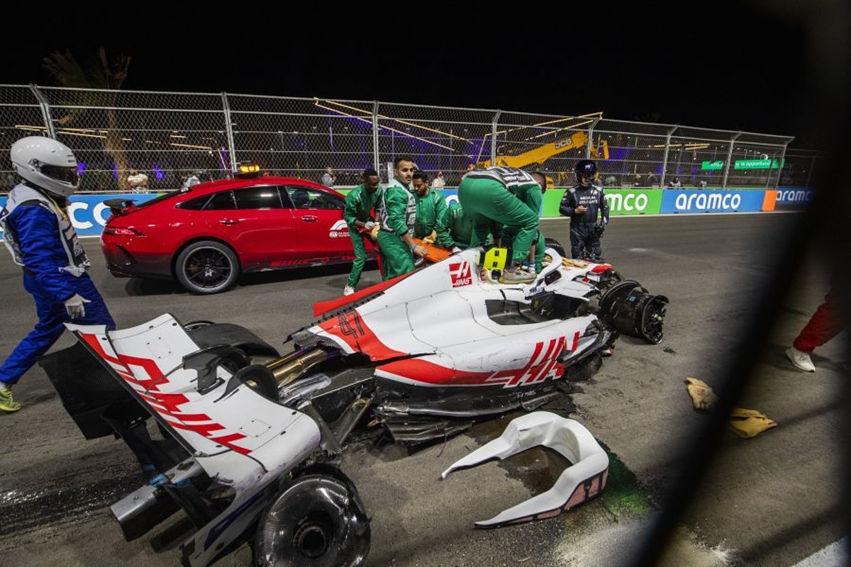 El choque de Mick Schumacher podría costarle un millón de dólares a Haas